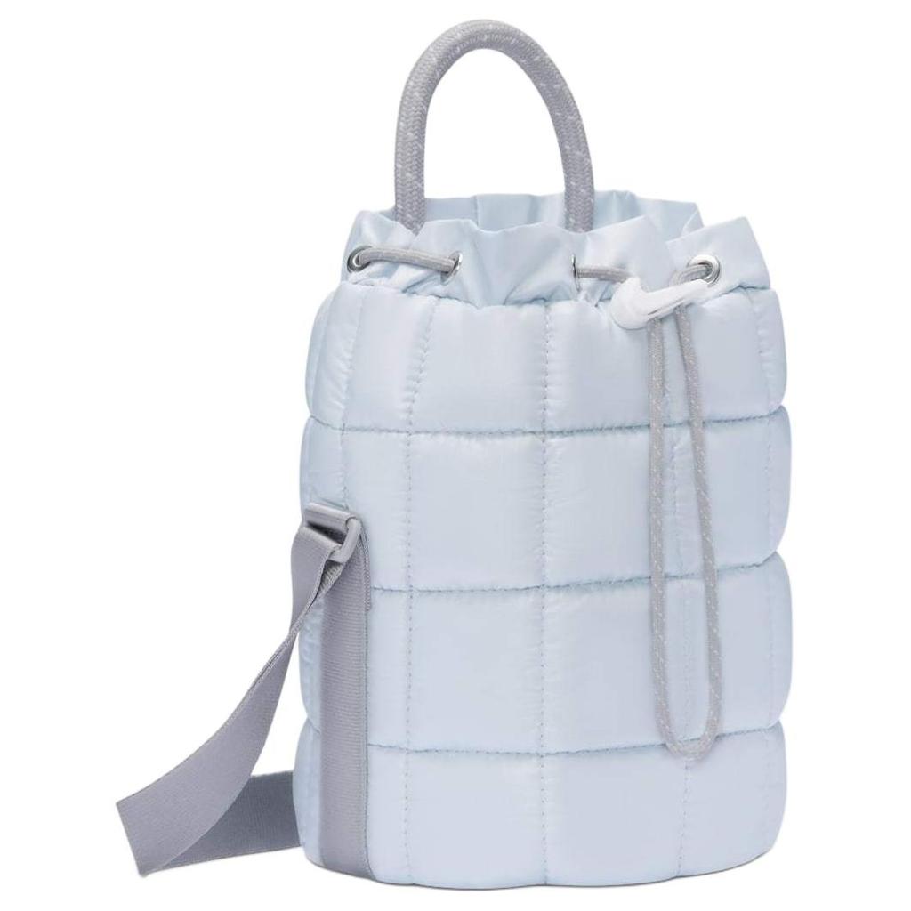 Nike Sportswear 3L Quilted Design Tote Bag Shopping Bag Nylon Handbag Small Unisex tote bags Pure-White Gold HQ6709043