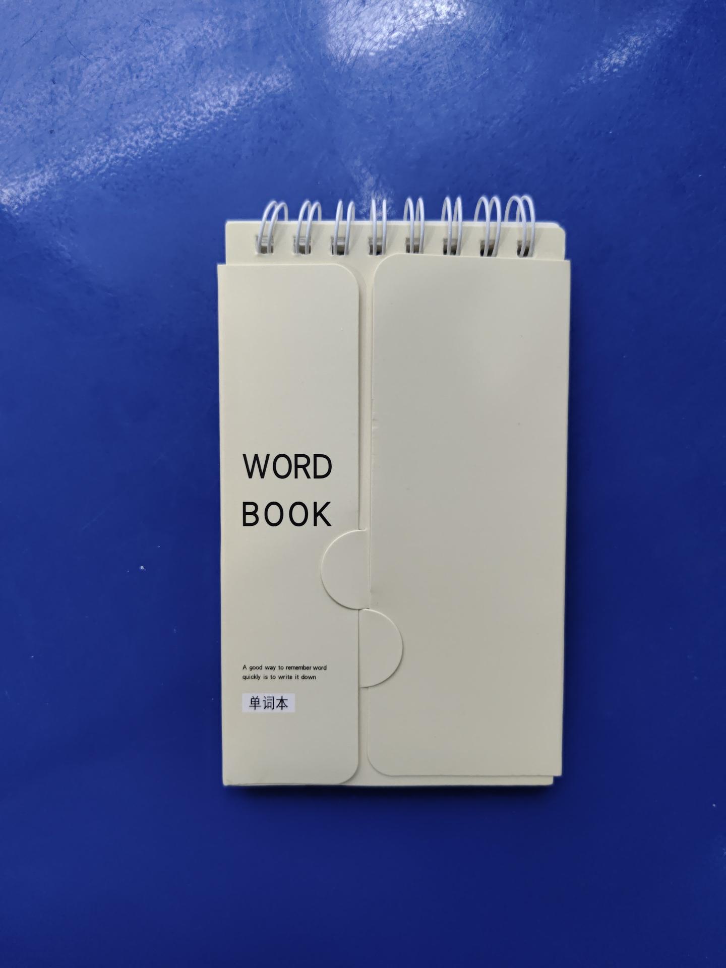 

Portable Vocabulary Memory Notepad - Shorthand Spiral Notebook For Planning And Memorization With Cover-Up Feature A1