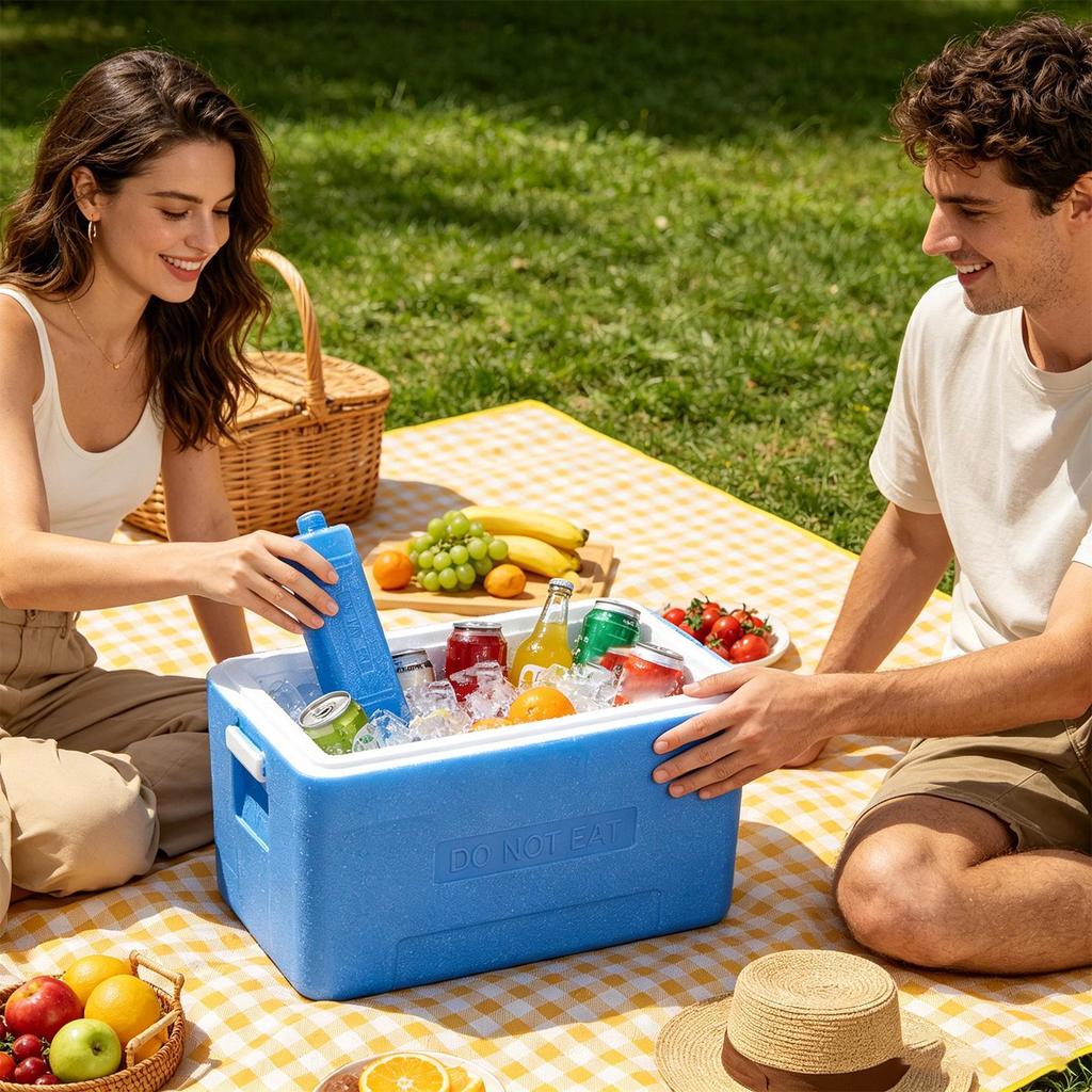 Lunch Box Ice Packs Reusable Drink Cooling Camping Cooler Freezer Packs for Women Men Anglers Fishermen Travelers Daily Office
