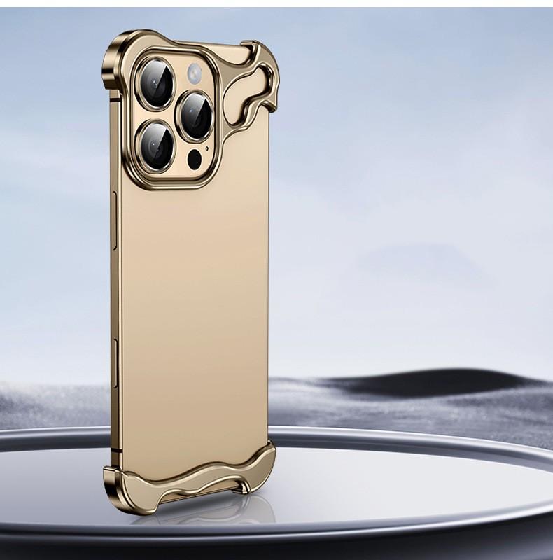 New Product Mobile Phone Cover for iPhone 17 Air 17 Pro Max Luxury Aluminum Alloy Bumper Case with Lens Protection