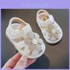 Baby Girl Summer Sandals Pu Non Slip Soft Sole For Toddler Walks