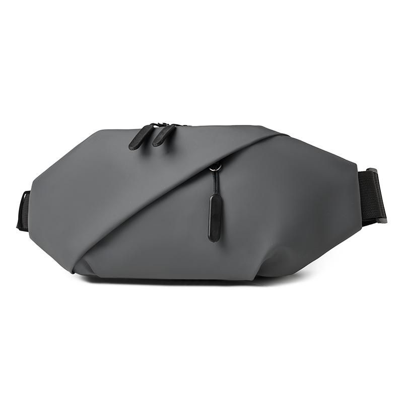 

Мужская минималистичная поясная сумка для спорта на открытом воздухе, бег, бег, мужская водонепроницаемая поясная сумка, стильная поясная сумка через плечо, поясная сумка для мужчин серый