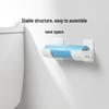 Multifunctional Storage Shelf for Umbrellas, Trash Bags, Cling Film, and Rolling Pins - Punch-Free Installation