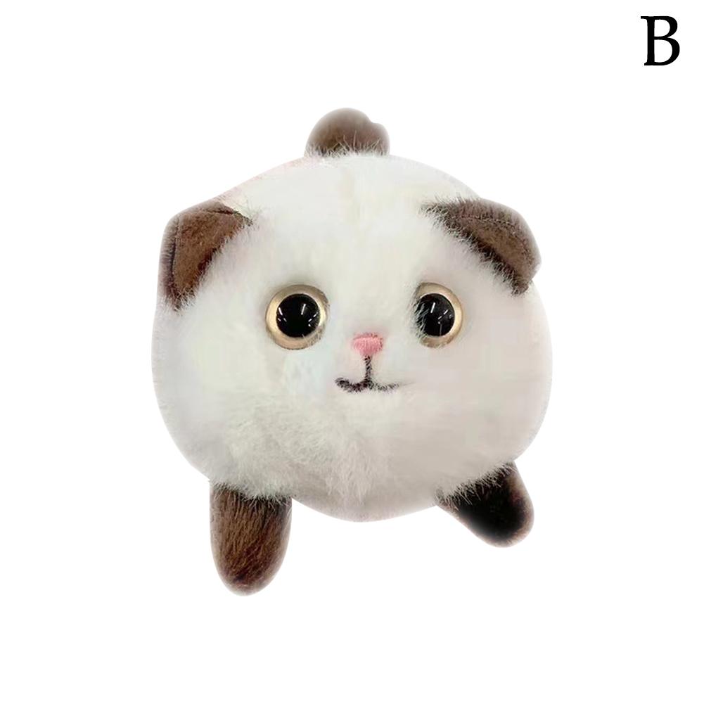 Cat Plush Key Rings Door Keyring Bag Pendant Cat Plush Keychain Women Cute Doll Pendant Fashion Jewelry Bag Girls Key Chains