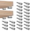 Self Tapping Screw Cabinet Shelf Bracket Laminate Support with Rubber Sleeve Non-Slip Layer Glass Plate Holder Fixed Screw