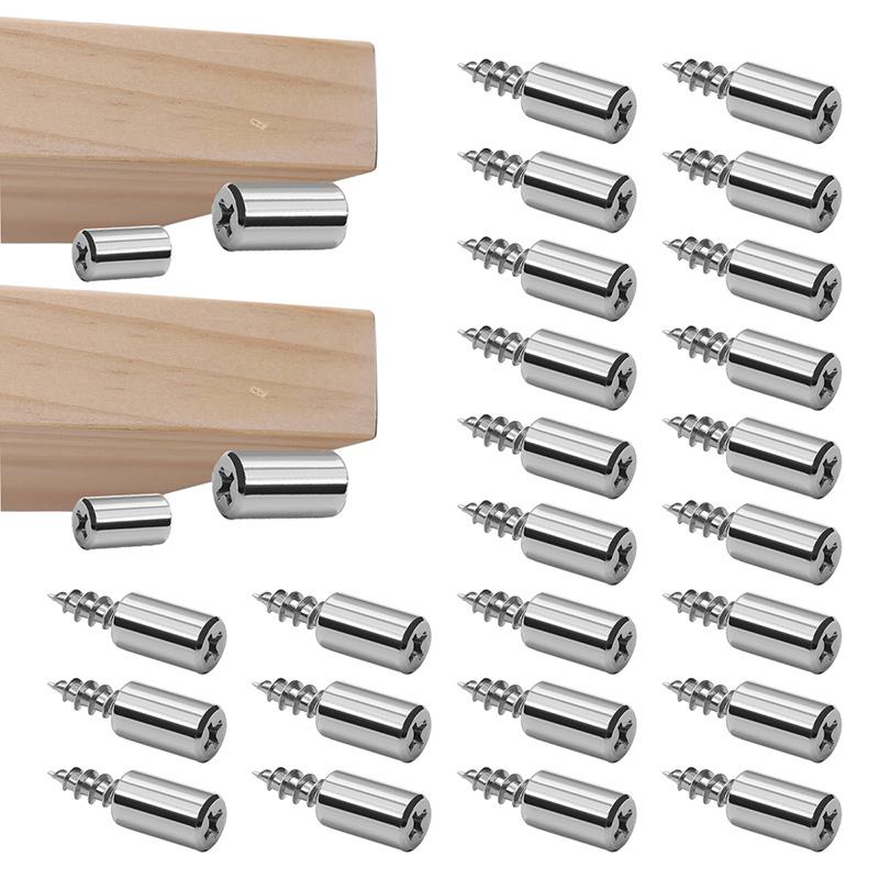 Self Tapping Screw Cabinet Shelf Bracket Laminate Support with Rubber Sleeve Non-Slip Layer Glass Plate Holder Fixed Screw