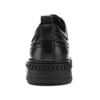 Brogue Men's Autumn Casual Leather Shoes, Thick Sole Work Shoes, Black