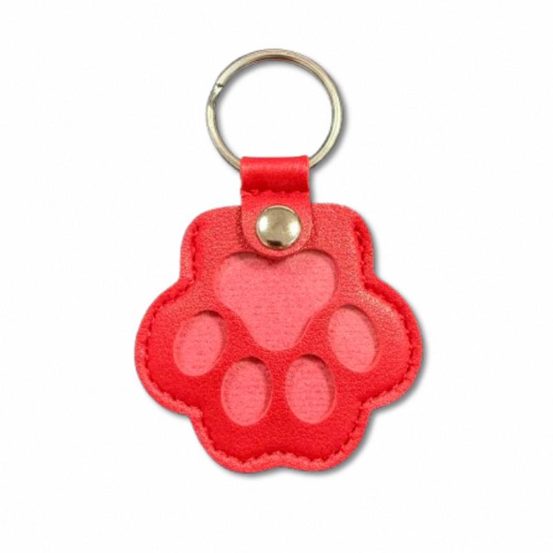 

Мемориальный кожаный мешочек для хранения шерсти питомца, милый брелок в виде кошачьей лапки, многофункциональный портативный брелок, мешочек для хранения шерсти кошки/собаки, сувенир