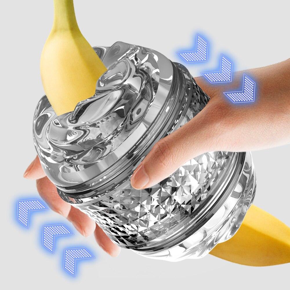 Adult Masturbator Male Manual Sex Toy Real Vagina Vacuum Pocket Penis Endurance Exercise Two-hole Sex Masturbation Male Sex Toy