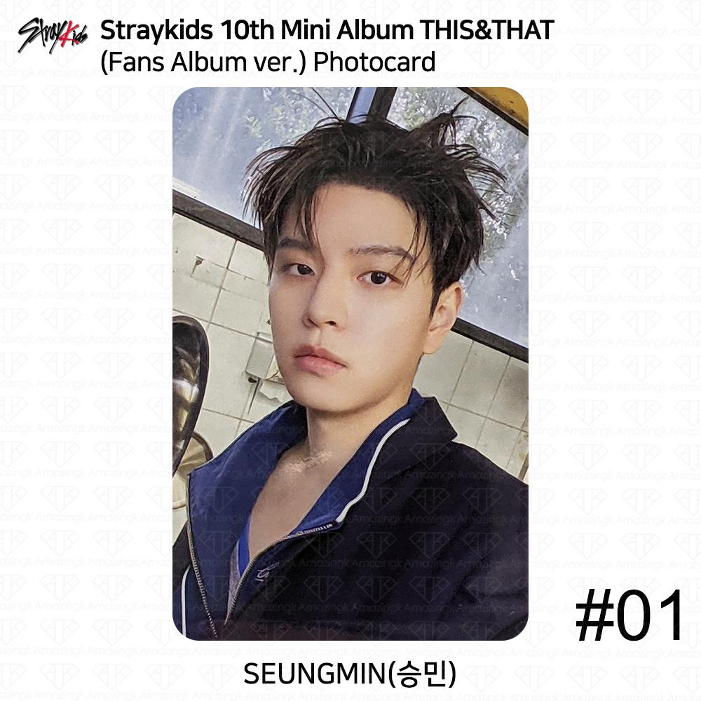Stray Kids Il 10° Mini Album THIS&THAT Edizione Fan Album. Cartolina fotografica
