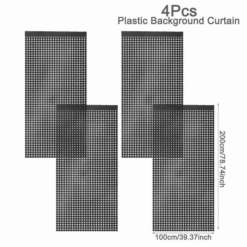 Party Backdrop Metallic Foil Fringe Tinsel Curtain Adult Kids Birthday Party Wedding Decoration Baby Shower Favor Supplies