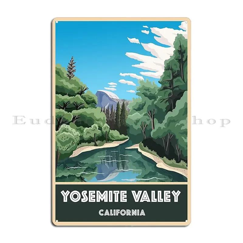 Yosemite Retro Poster Metal Sign Custom Wall Cave Garage Plaques Cinema Rusty Tin Sign Poster