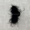 Ostrich Feather Large Claw Clip: High-End Autumn/Winter Hair Accessory for Thick Hair.