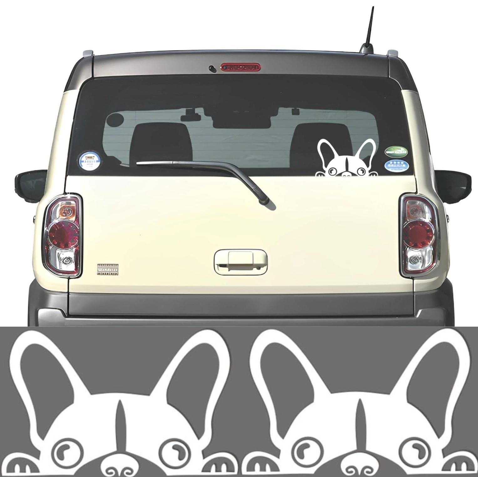 

Наклейки fogman, Собаки, Автомобили, Мотоциклы, Животные, Милые, Скрывают царапины Размер 5,9 - 9,8 дюймов Size S белый