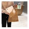 1 Pcs Wind Cotton Handmade Woven Bag Beach Bag One Shoulder Portable Leisure Hollowed Out Tourism And Vacation Fishing Net Bag