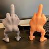 Prank Middle Finger Figure with Legs Middle Finger Statue Car Interior Supplies