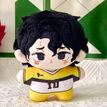 12Cm Ushijima Wakatoshi Plush Dolls Pendants Mini Soft Keychain Bag Haikyuu Kotaro Bokuto Stuffed Doll Toys Kids Holiday Gift