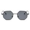Luxusní čtvercové sluneční brýle Muž Žena Móda Malý rám Polygonové sluneční brýle kovové Vintage Retro Octagon Gafas De Sol