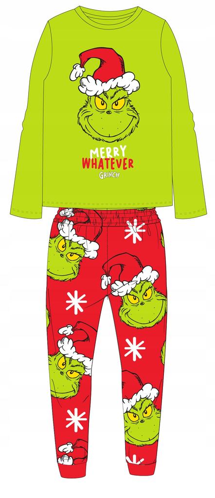 Pyžamo pyžamko fleecové teplé dívčí Grinch 158/164 r077b