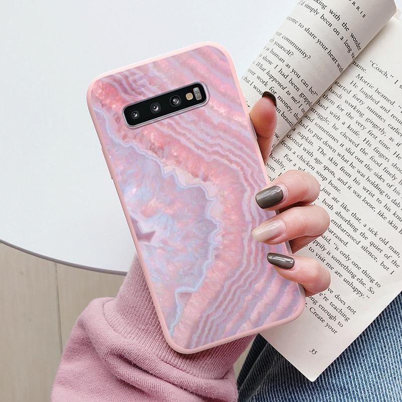 Color Luxury Marble Case For Samsung Galaxy S10 S 10 Plus S10E Fundas Soft TPU Protection Back Cover For Samsung S10 Shockproof