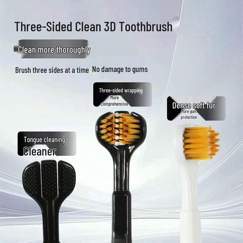 Dr. P Three-Sided Cleaning Toothbrush DR6402