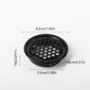 Round Mesh Hole Cover Stainless Steel Ventilation Cover For Wardrobe Cabinet Air Vent Louver Furniture Accessories Home Decor