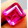 Square Cut 11 Carat Natural Sapphire Pink Loose Gemstone CERTIFIED Earring Size