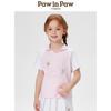 PawinPaw Girls' Cartoon Bear Polo T-shirt