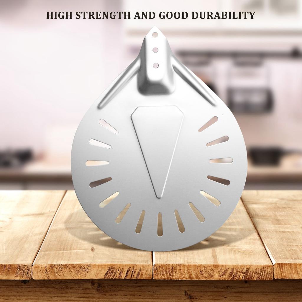 Good-Long Handle Perforated Removable Pizza Turning Peel Pizza Shovel Aluminum Pizza Peel Paddle Peel