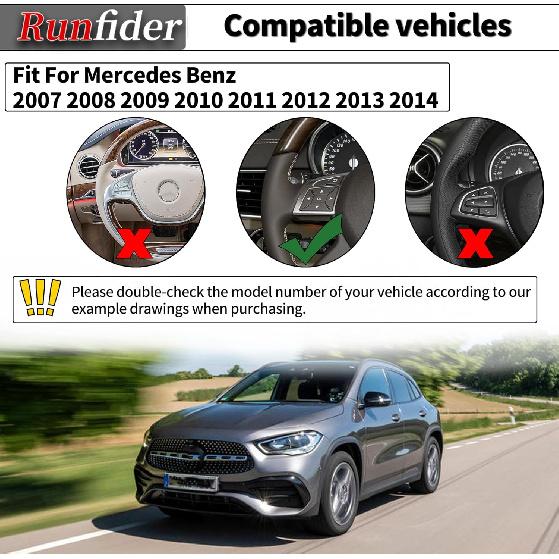 Car Interior Stickers Button Decals for Mercedes Benz A W176 B W246 C W204 E W212 SLK R172 CLS W218 GLK X204 SL R231 Steering Wheel AC Window Radio