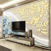 European Embossed Flower Mural Custom 3D Wall Fresco Wallpaper Living Room Sofa Bedroom Background Wall Home Decor Papier Peint