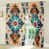 Tribal Art Printed Curtain for Home Decor - Rod Pocket Window Treatment for Bedroom, Kitchen, Living Room