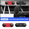 Fashion Car Styling Sticky Hook USB Cable Double-Hook Organizer Accessories For BMW Mini Cooper One S R50 R53 R56 R60 F55 F56