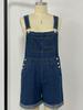 Women's Loose Multi-Pocket Overalls Jeans - European & American Style