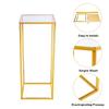 New Shiny Metal Iron Rectangle Square Frame Backdrop Gold Wedding Arch Gold-Plated Geometric Flower Stand Home Decoration Gold