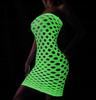 Glow in the Dark Mesh Bodystocking Sexy Women' Lingerie Set