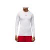 Sport Crew Neck Slim Fit Long Sleeve T-Shirt Men Tops White HQ8683-100