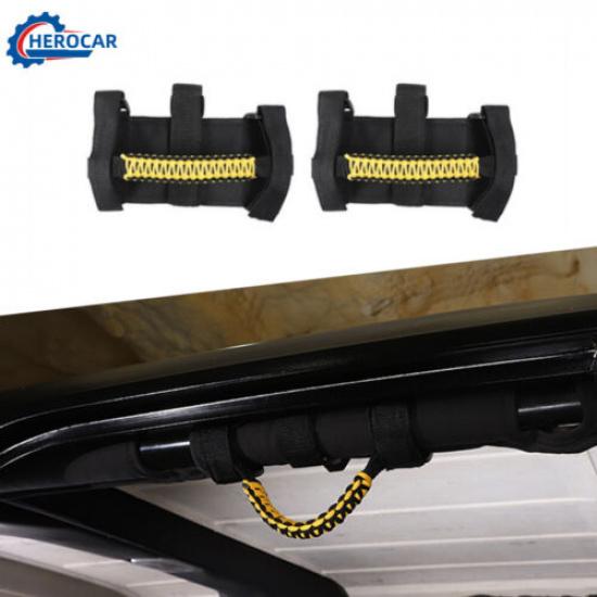 

2x Top Roll Bar Grab Handle Grip Oxford Handle for Jeep Wrangler JK JL Gladiator
