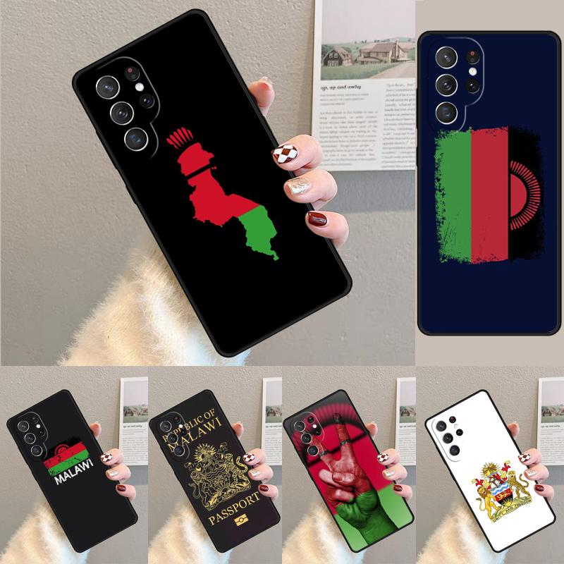 Malawi Flag Silicone Phone Case For Samsung Galaxy note 10 pro S26 S25 S24 S23 S22 S21 Plus S25Ultra Capa Cover