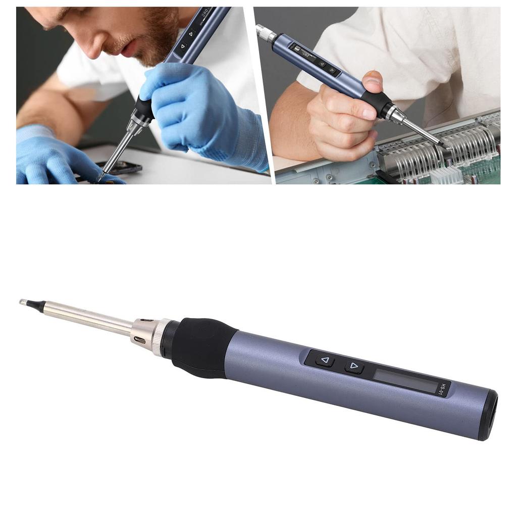 Soldering Iron USB Electric Soldering Iron with Adjustable Welding Tool for and Electrical Fast Large Screen Kit, Temperature, Electronics, DIY, DIY,