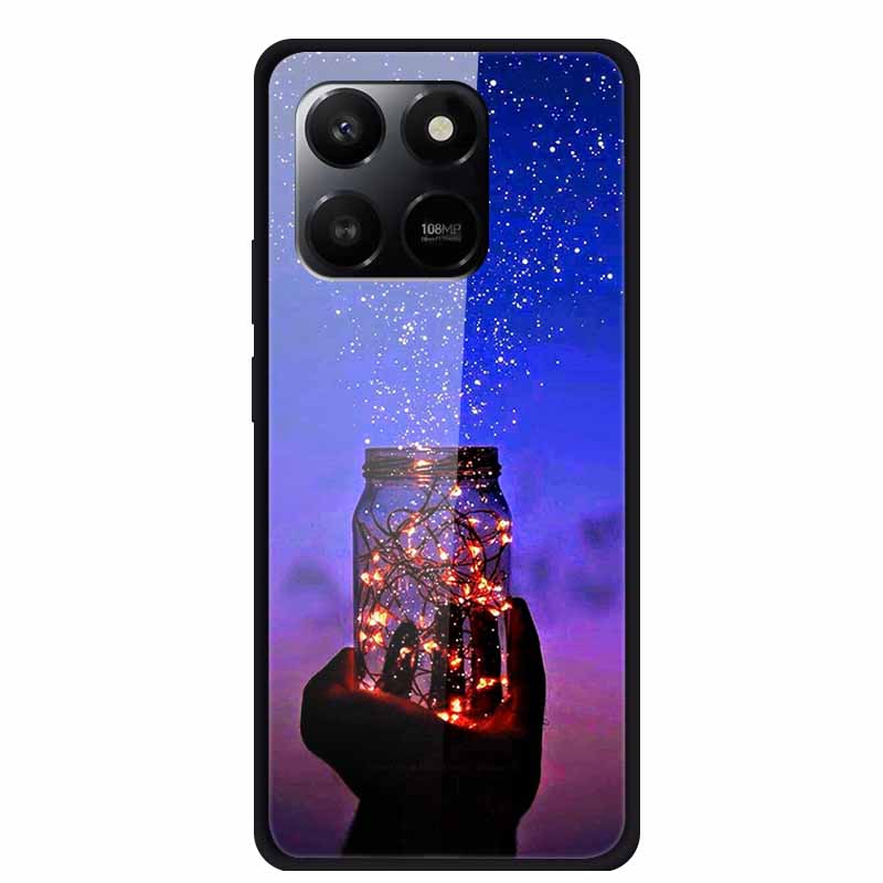 6.77" Glass Back Cover For Honor 400 Smart X7d 2025 Case Tempered Glass Case For Honor Play 10T 5G Case Protective Fundas Shells