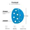 Pickleball TPE Injection Molded Ball - 40-Hole Outdoor, 26-Hole Indoor, PE Rotomolded, Foamed Design