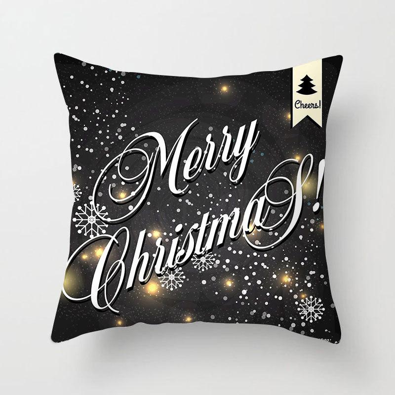 Festliche Weihnachtskissen Nordische Weihnachtsbäume Druck Kissenbezug Nachttisch Zuhause Rückenabdeckung