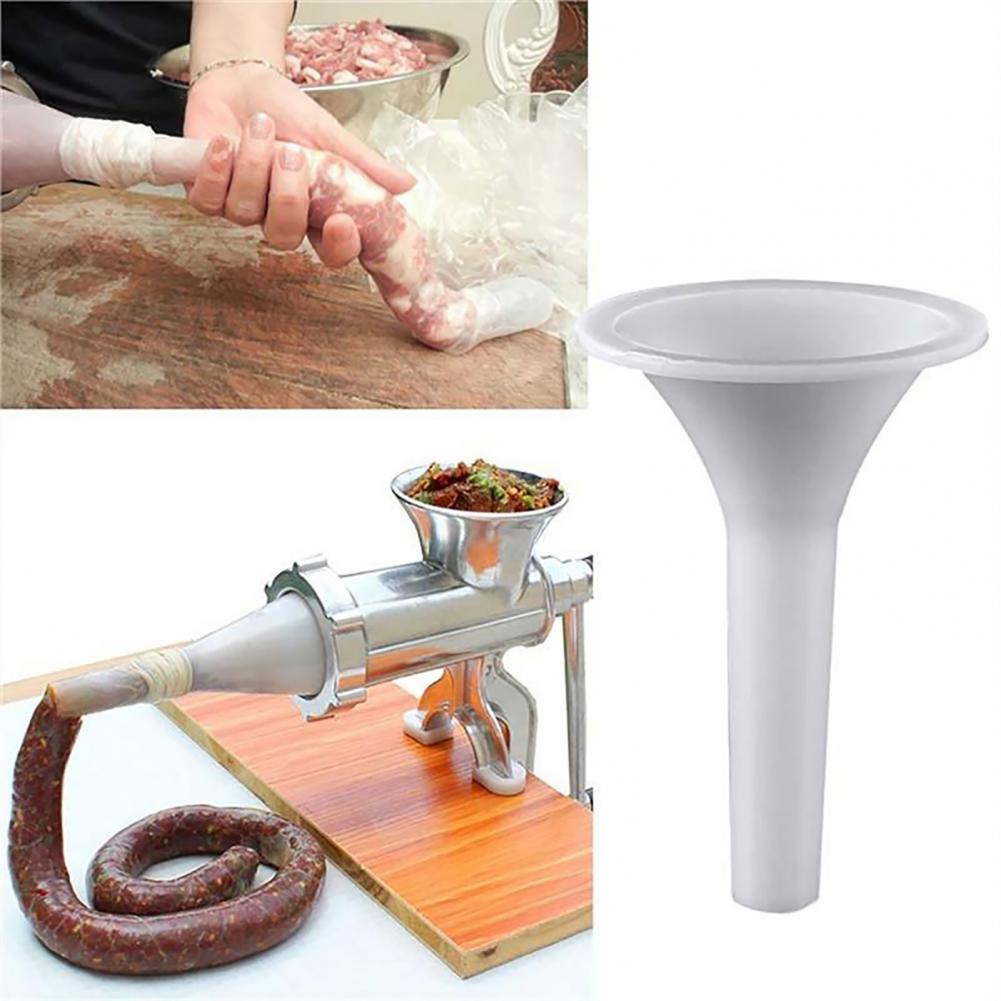 Easy-using Sausage Funnel Food Grade Smooth Surface Plastic Sausage Filling Tube  Sausage Tube Non-stick