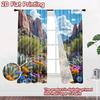 2D flat Photography Backdrop Popular Party Party Backdrop Desert Canyon Wildflowers 100% Polyester Anniversary for Suitable