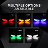 Motorcycle Led Wing Shape Eagle Eyes Light Rear Tail Lamp Decorative Light Creative Flashing Indicator Blinker Signal Light