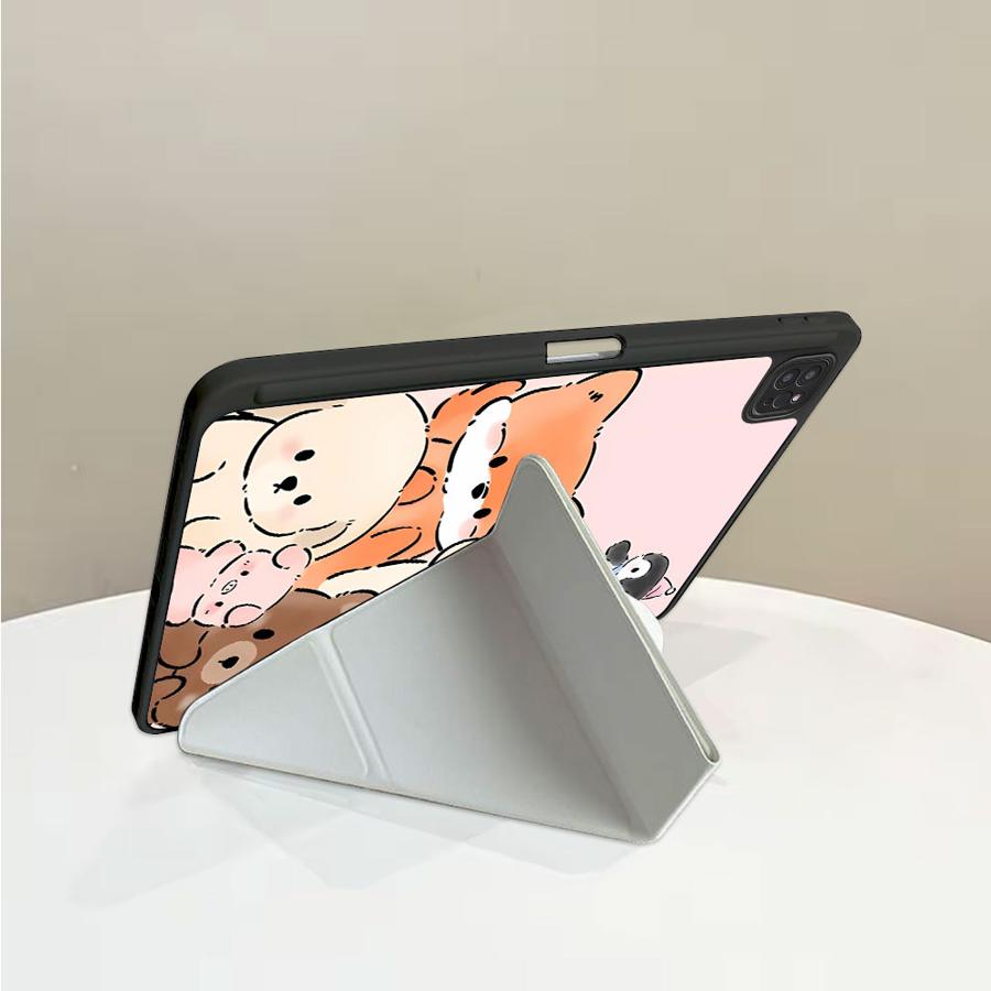 Cool Cute Dog Holder Cover Tablet Case For iPad Air 4 5 M3 M2 1 2 M4 11inch Pro 2025 Mini 6 7 Pro 11th 10th 9th 8th 7th 12.9inch