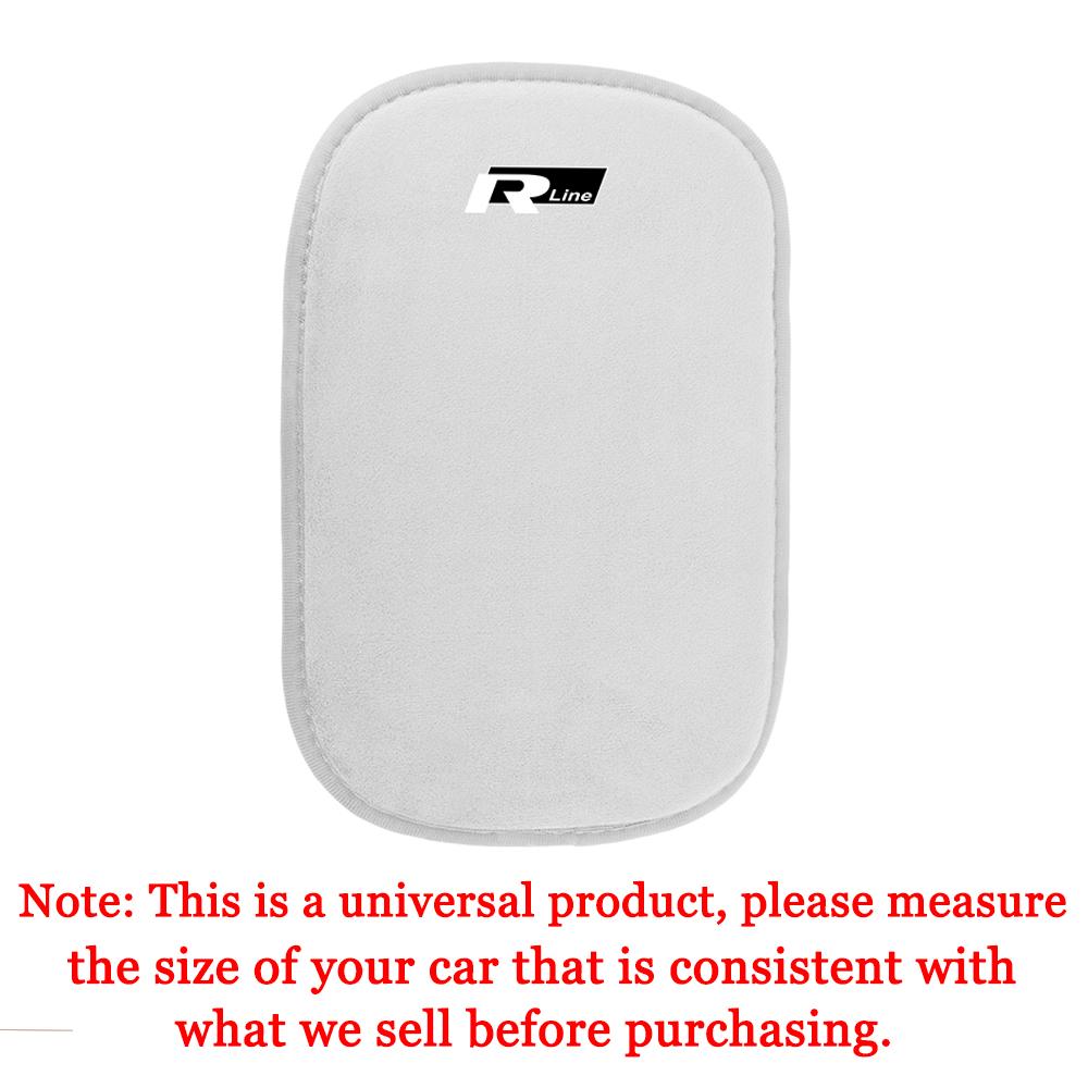 W13Car Center Console Arm Rest Box Pad Auto Accessorie For Volkswagen VW Polo Bora Rline Jetta Golf 7 8 Tiguan Passat Touran Beetle