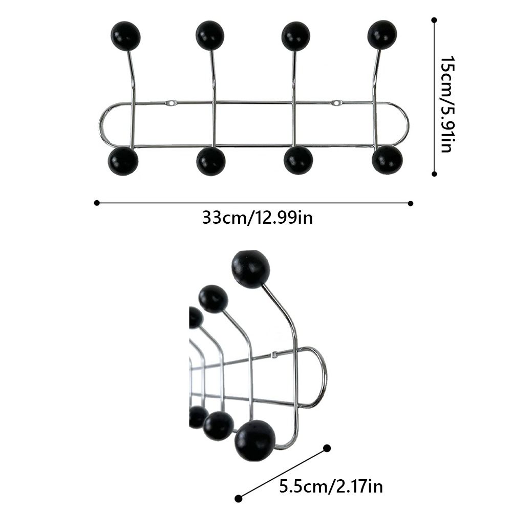 Metalen Multifunctionele Haak Wandmontage Wandhaak Multifunctionele Sleutelopberghoes Entree