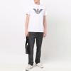 Emporio Armani Letter Logo Print Short Sleeve T-Shirt Men Tops White 1JPZZ-8N1TN5-0147